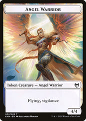 Treasure // Angel Warrior Double-Sided Token [Kaldheim Tokens] | Silver Goblin