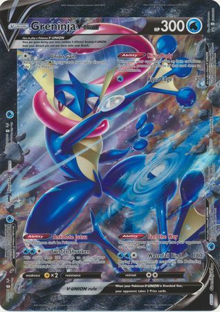 Greninja V-Union (Jumbo Card) [Sword & Shield: Black Star Promos] | Silver Goblin