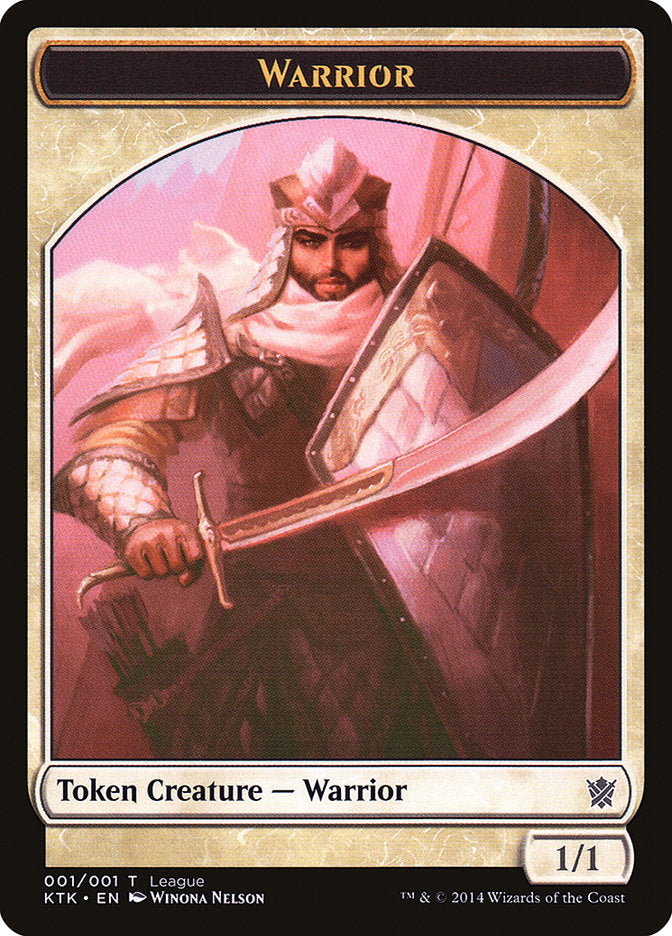 Warrior Token [League Tokens 2014] | Silver Goblin