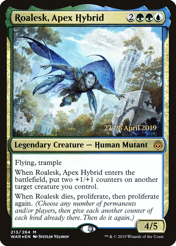 Roalesk, Apex Hybrid [War of the Spark Prerelease Promos] | Silver Goblin