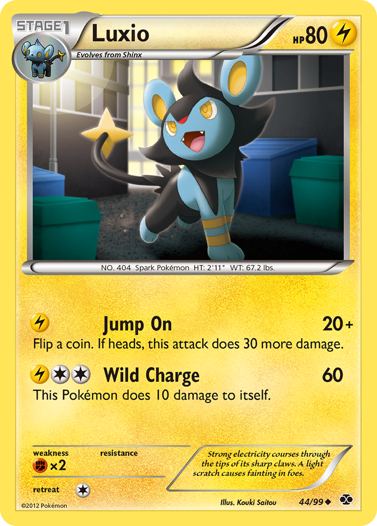 Luxio (44/99) [Black & White: Next Destinies] | Silver Goblin