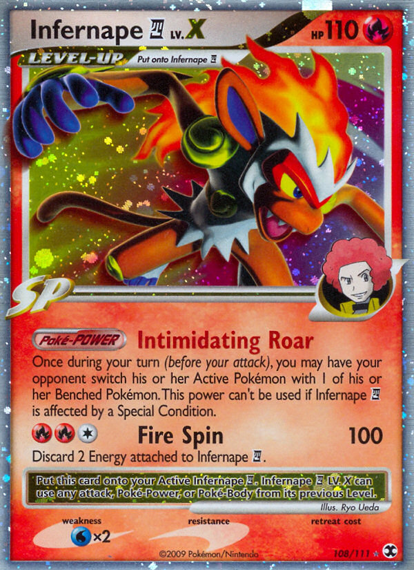 Infernape LV.X (108/111) [Platinum: Rising Rivals] | Silver Goblin