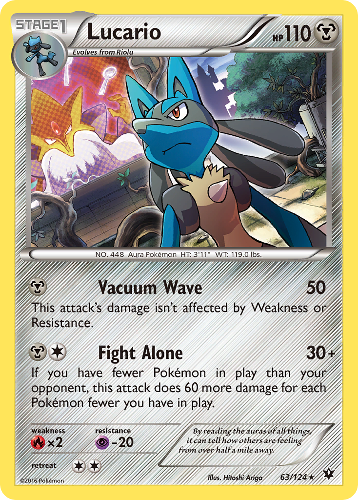 Lucario (63/124) [XY: Fates Collide] | Silver Goblin