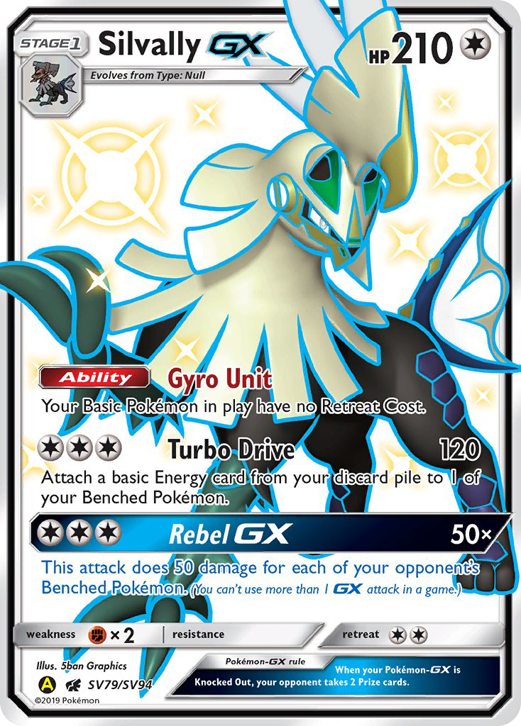 Silvally GX (SV79/SV94) [Sun & Moon: Hidden Fates - Shiny Vault] | Silver Goblin