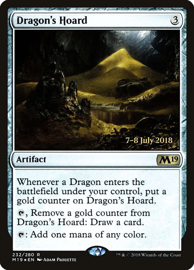 Dragon's Hoard [Core Set 2019 Prerelease Promos] | Silver Goblin