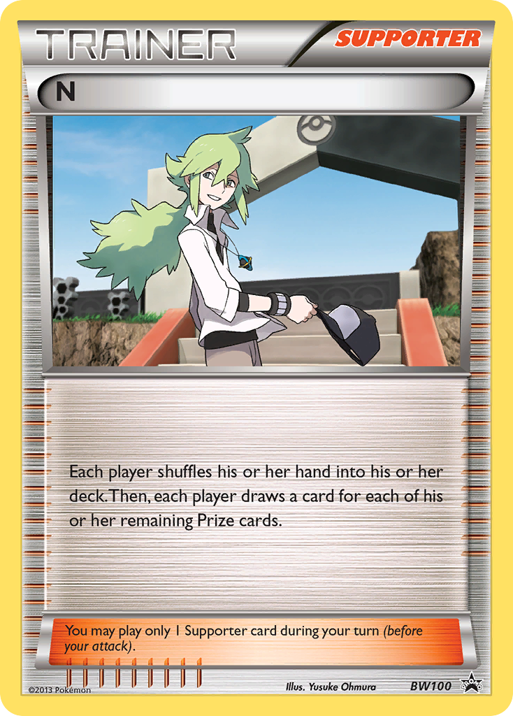 N (BW100) [Black & White: Black Star Promos] | Silver Goblin