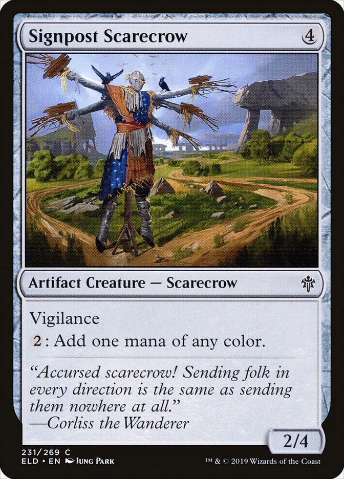 Signpost Scarecrow [Throne of Eldraine] | Silver Goblin