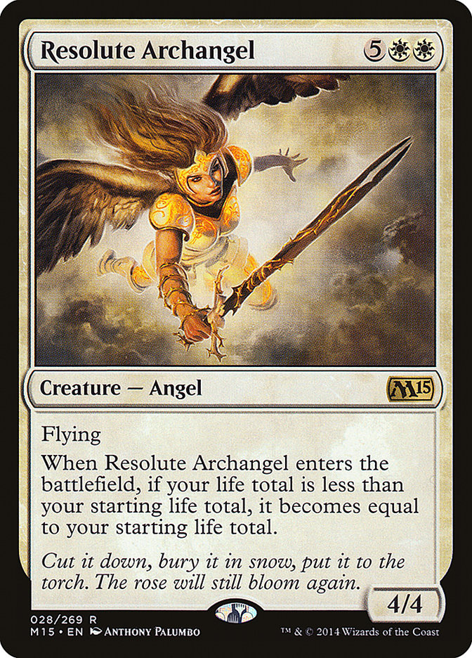 Resolute Archangel [Magic 2015] | Silver Goblin
