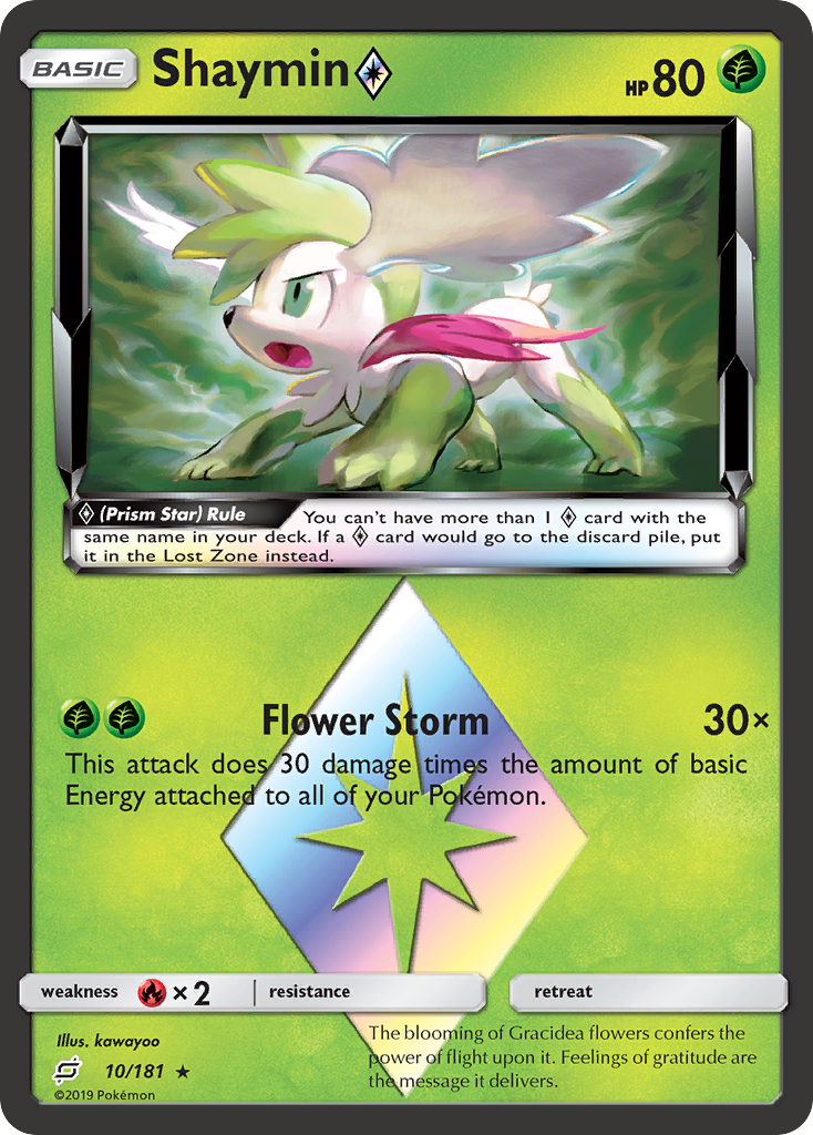 Shaymin (10/181) (Prism Star) [Sun & Moon: Team Up] | Silver Goblin