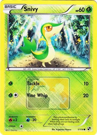 Snivy (1/114) (League Promo) [Black & White: Base Set] | Silver Goblin