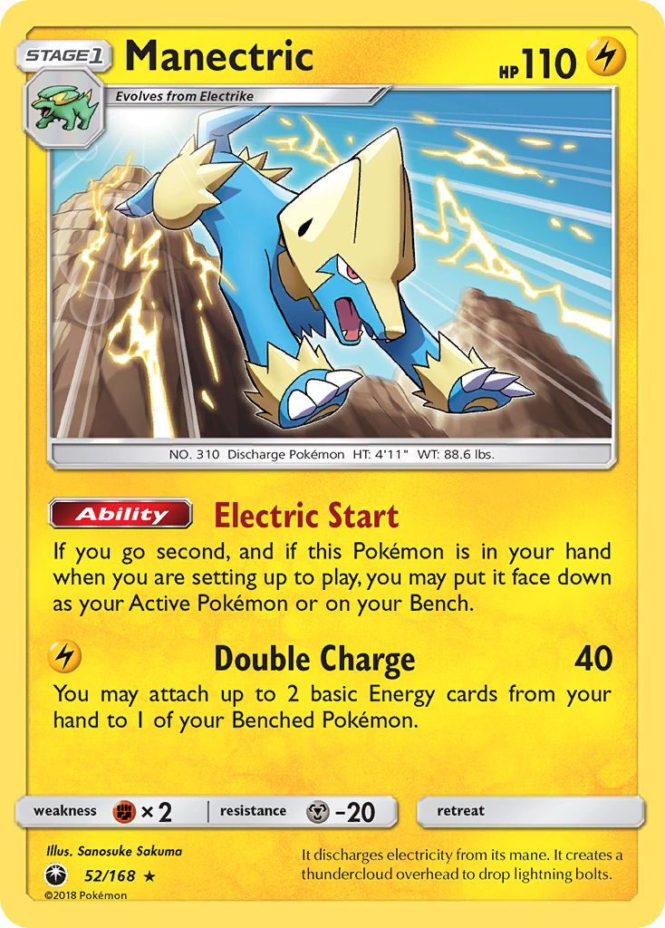 Manectric (52/168) [Sun & Moon: Celestial Storm] | Silver Goblin