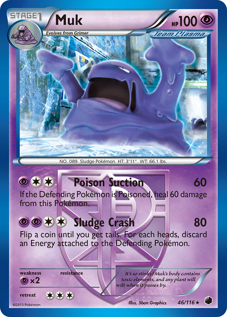 Muk (46/116) [Black & White: Plasma Freeze] | Silver Goblin