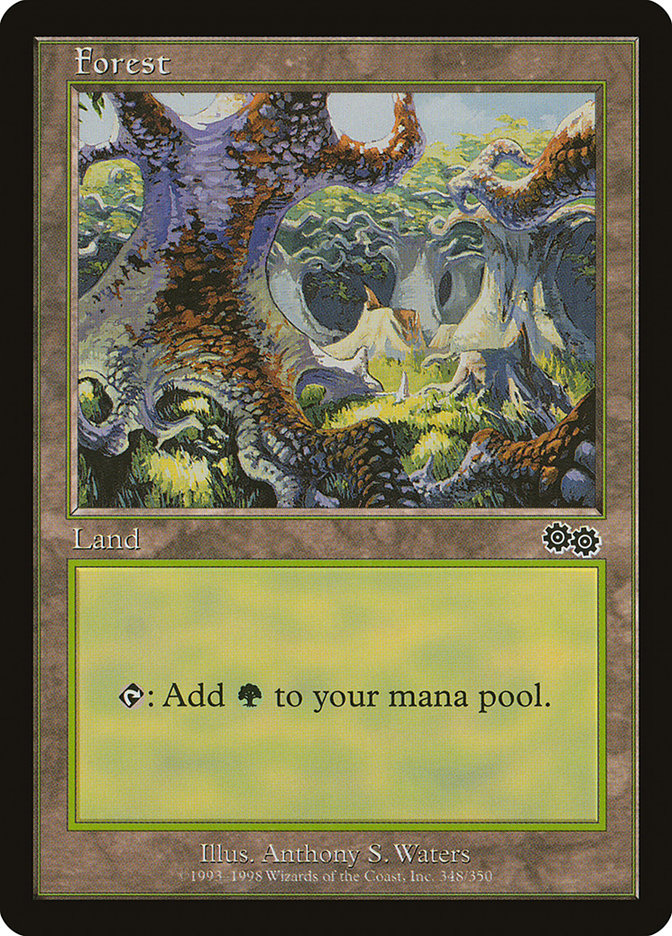 Forest (348) [Urza's Saga] | Silver Goblin