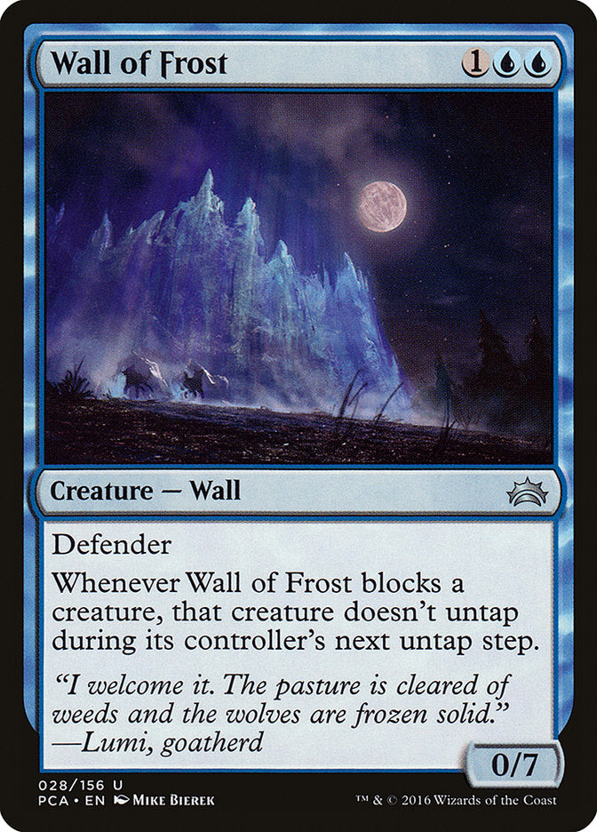 Wall of Frost [Planechase Anthology] | Silver Goblin