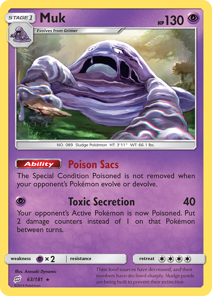 Muk (63/181) [Sun & Moon: Team Up] | Silver Goblin