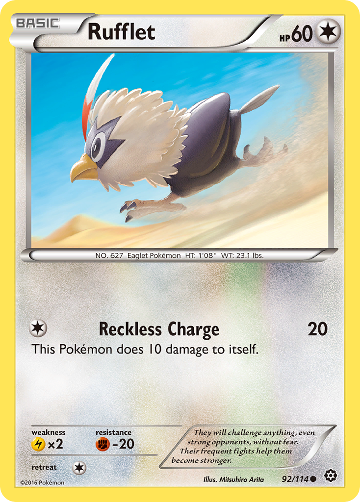 Rufflet (92/114) [XY: Steam Siege] | Silver Goblin