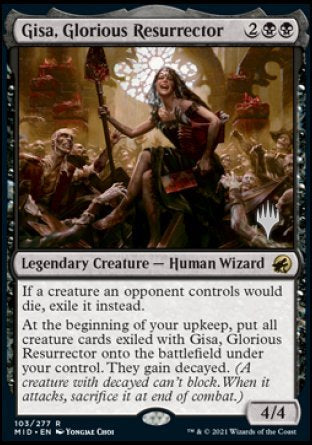 Gisa, Glorious Resurrector (Promo Pack) [Innistrad: Midnight Hunt Promos] | Silver Goblin