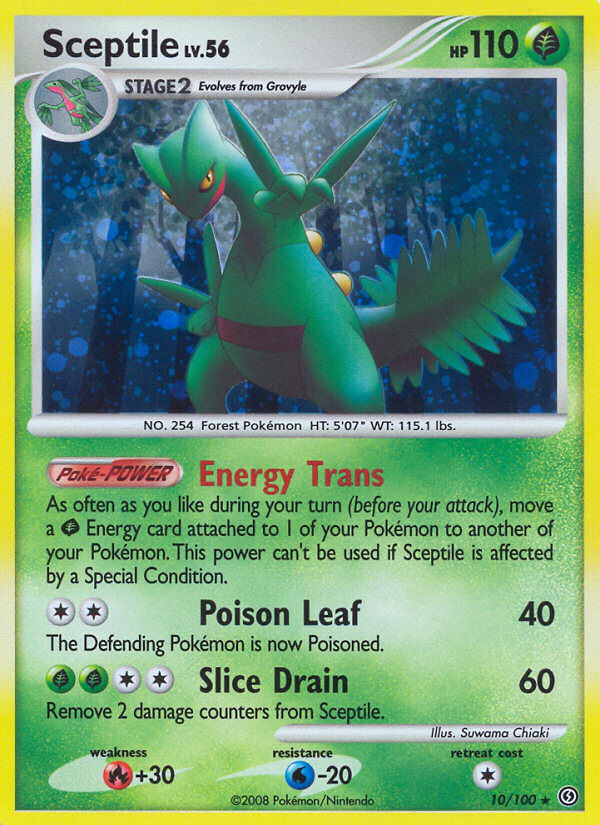 Sceptile (10/100) (Theme Deck Exclusive) [Diamond & Pearl: Stormfront] | Silver Goblin