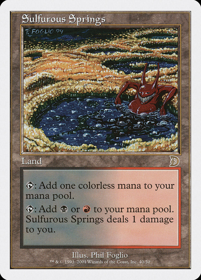 Sulfurous Springs [Deckmasters] | Silver Goblin