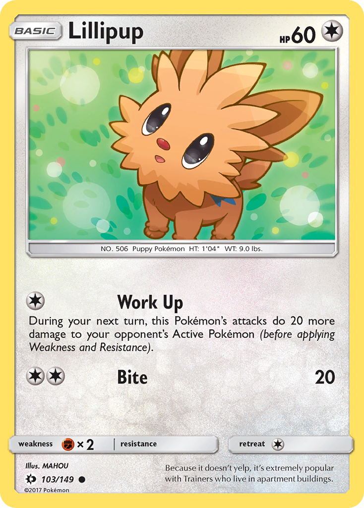 Lillipup (103/149) [Sun & Moon: Base Set] | Silver Goblin