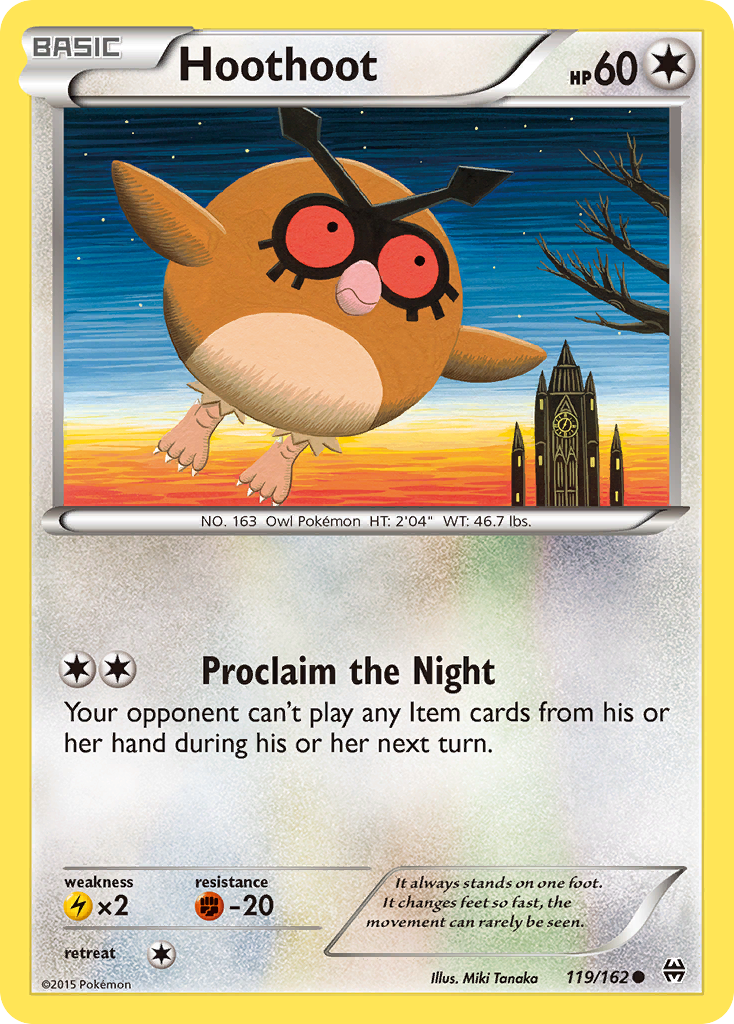 Hoothoot (119/162) [XY: BREAKthrough] | Silver Goblin