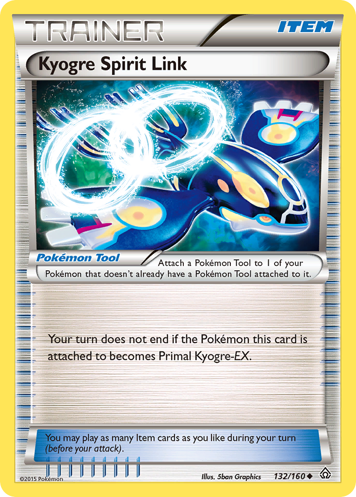 Kyogre Spirit Link (132/160) [XY: Primal Clash] | Silver Goblin