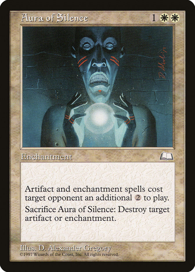 Aura of Silence [Weatherlight] | Silver Goblin