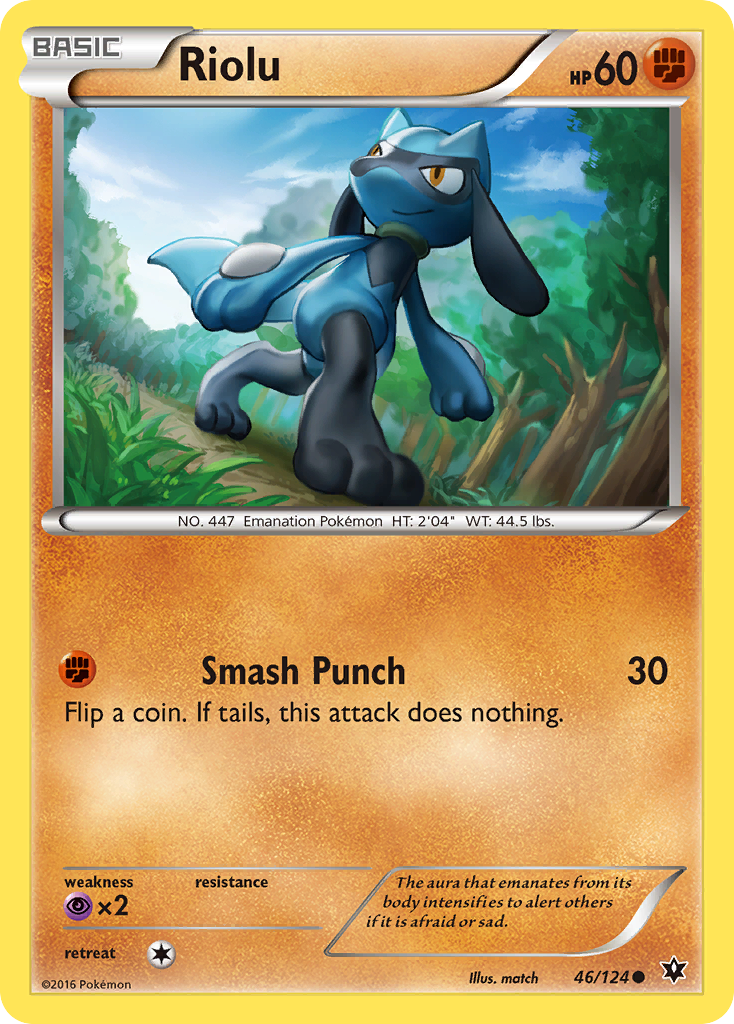 Riolu (46/124) [XY: Fates Collide] | Silver Goblin