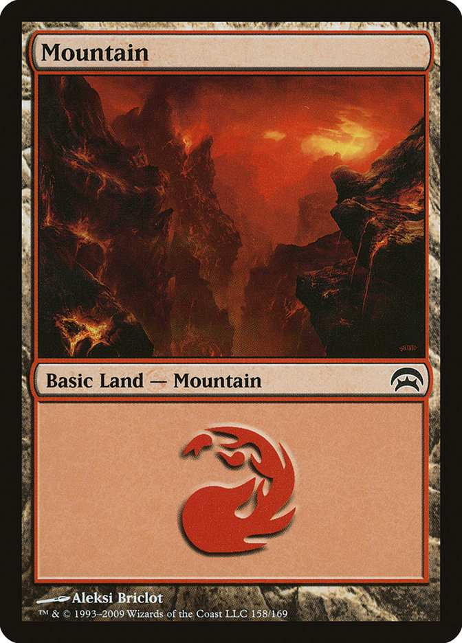 Mountain (158) [Planechase] | Silver Goblin