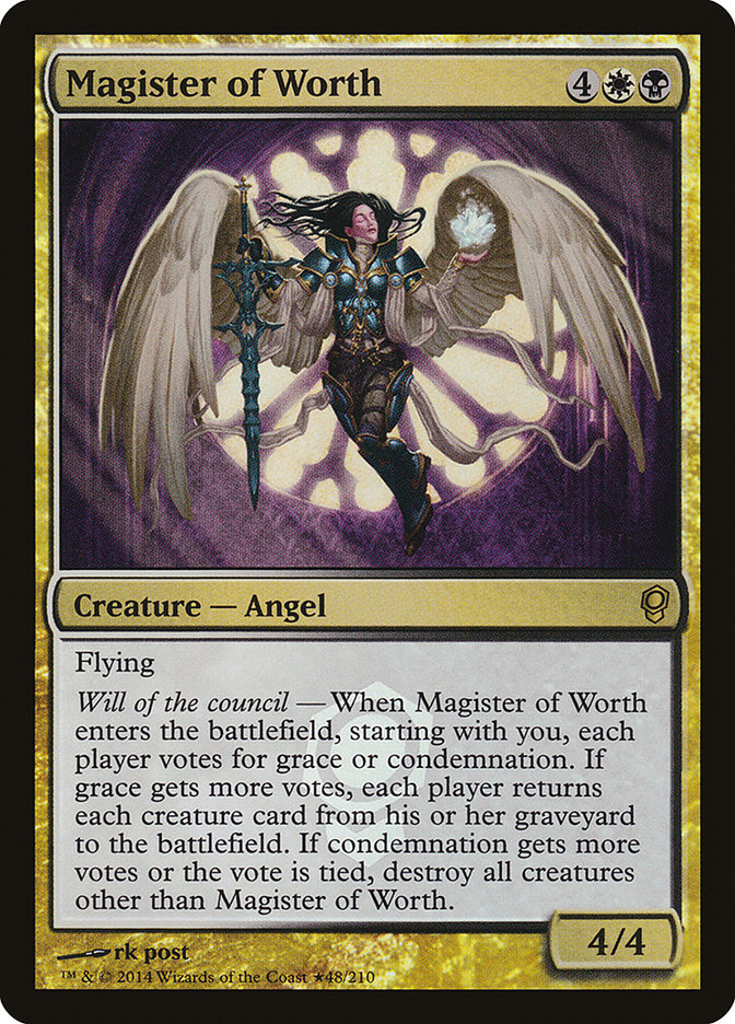 Magister of Worth (Launch) [Conspiracy Promos] | Silver Goblin