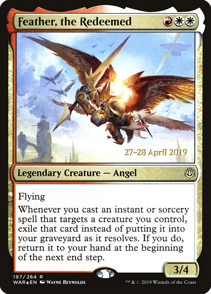 Feather, the Redeemed [War of the Spark Prerelease Promos] | Silver Goblin