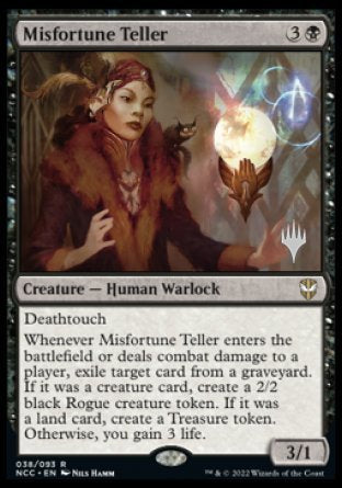 Misfortune Teller (Promo Pack) [Streets of New Capenna Commander Promos] | Silver Goblin