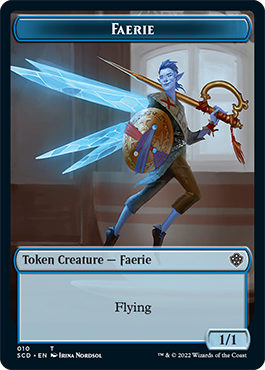 Pegasus // Faerie Double-Sided Token [Starter Commander Decks] | Silver Goblin