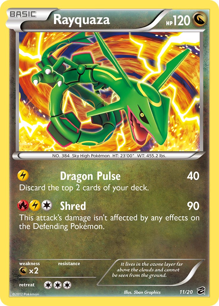 Rayquaza (11/20) (Blister Exclusive) [Black & White: Dragon Vault] | Silver Goblin