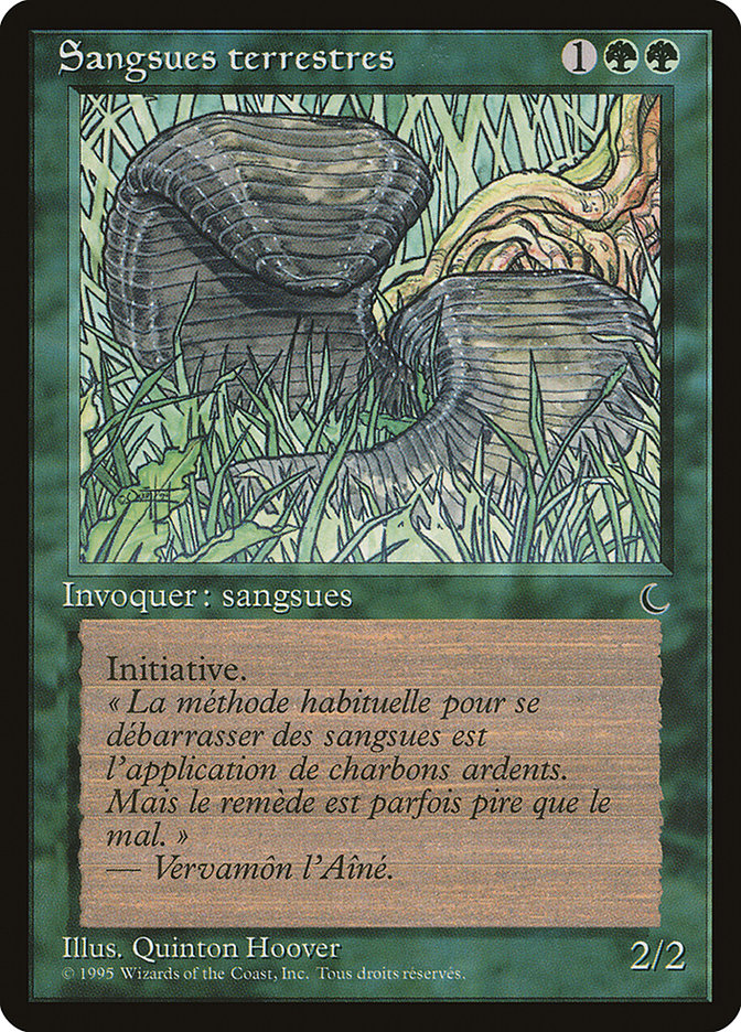 Land Leeches (French) - "Sangsues terrestres" [Renaissance] | Silver Goblin