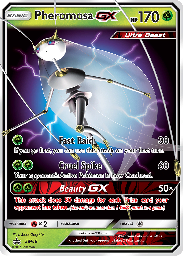 Pheromosa GX (SM66) [Sun & Moon: Black Star Promos] | Silver Goblin