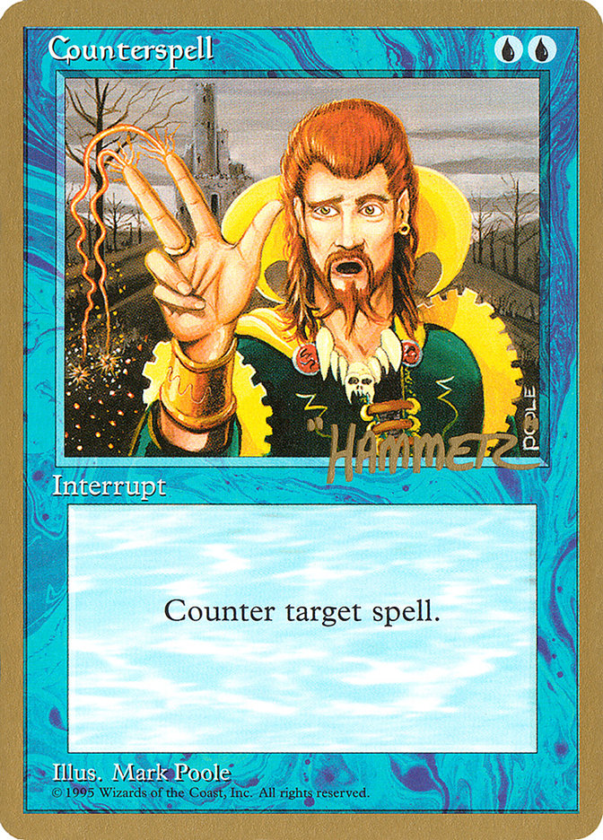 Counterspell (Shawn "Hammer" Regnier) [Pro Tour Collector Set] | Silver Goblin