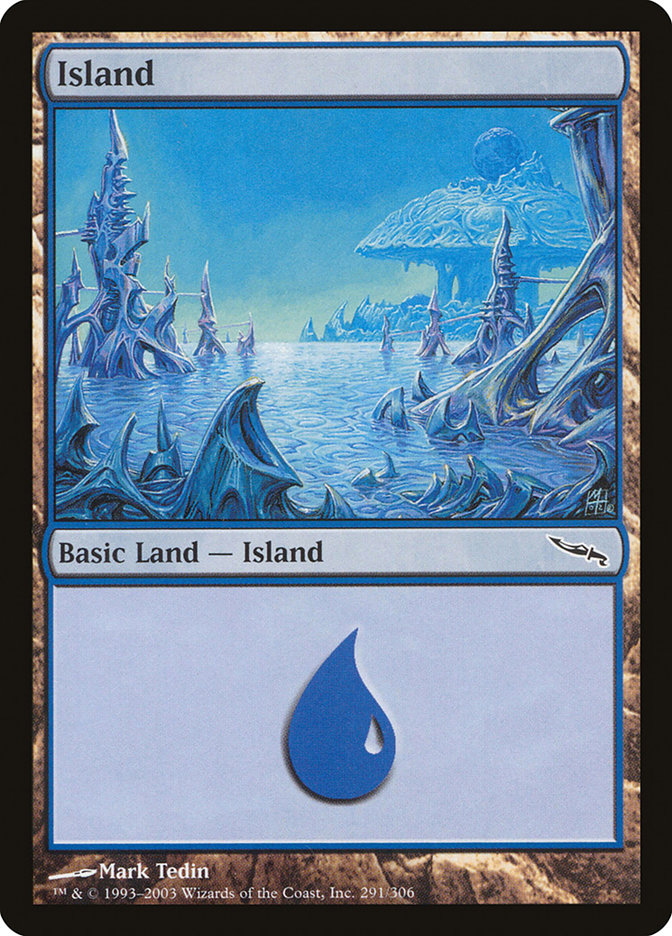 Island (291) [Mirrodin] | Silver Goblin