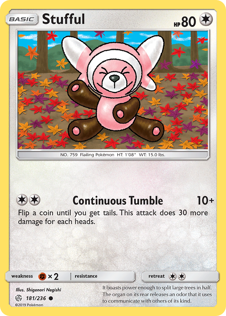 Stufful (181/236) [Sun & Moon: Cosmic Eclipse] | Silver Goblin