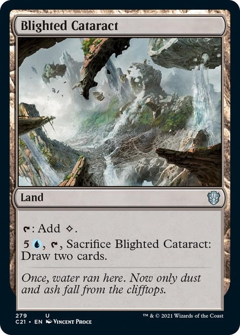 Blighted Cataract [Commander 2021] | Silver Goblin