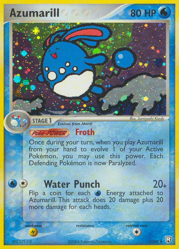 Azumarill (1/109) [EX: Team Rocket Returns] | Silver Goblin