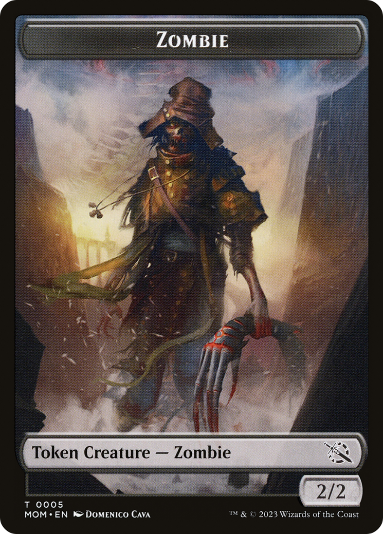 Elemental (02) // Zombie Double-Sided Token [March of the Machine Tokens] | Silver Goblin