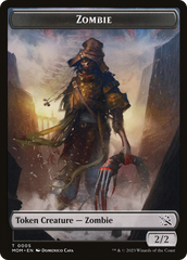 Treasure (21) // Zombie Double-Sided Token [March of the Machine Tokens] | Silver Goblin
