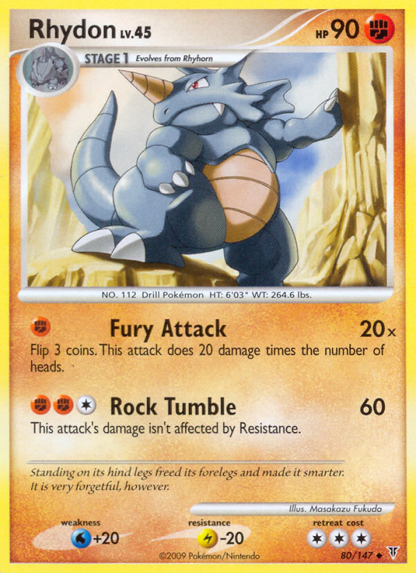 Rhydon (80/147) [Platinum: Supreme Victors] | Silver Goblin