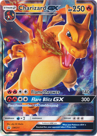 Charizard GX (SM211) (Jumbo Card) [Sun & Moon: Black Star Promos] | Silver Goblin