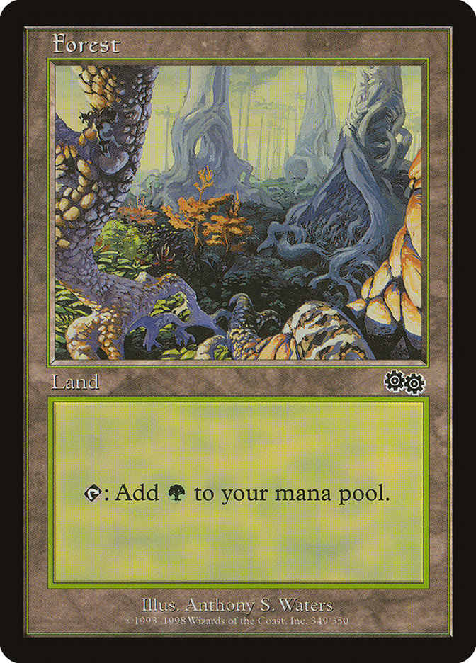 Forest (349) [Urza's Saga] | Silver Goblin