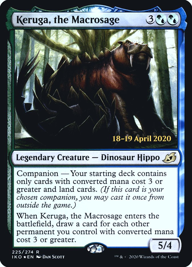Keruga, the Macrosage [Ikoria: Lair of Behemoths Prerelease Promos] | Silver Goblin