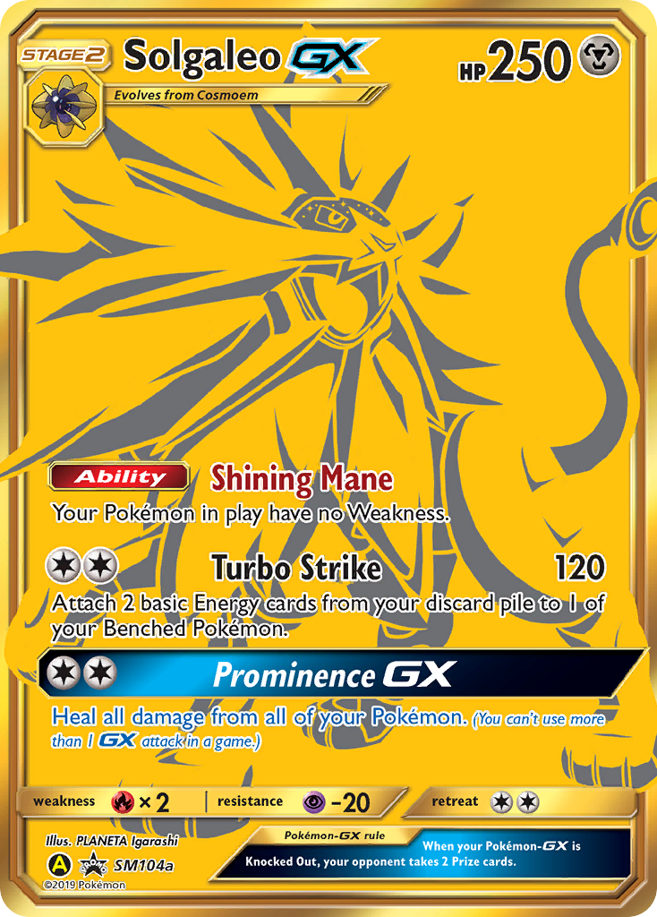 Solgaleo GX (SM104a) [Sun & Moon: Black Star Promos] | Silver Goblin