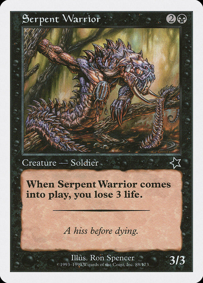 Serpent Warrior [Starter 1999] | Silver Goblin