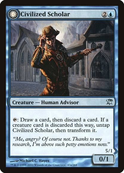 Civilized Scholar // Homicidal Brute (047) - Innistrad